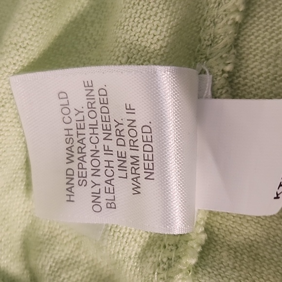 J. Jill lime green linen tank top- Sz M - Picture 6 of 6